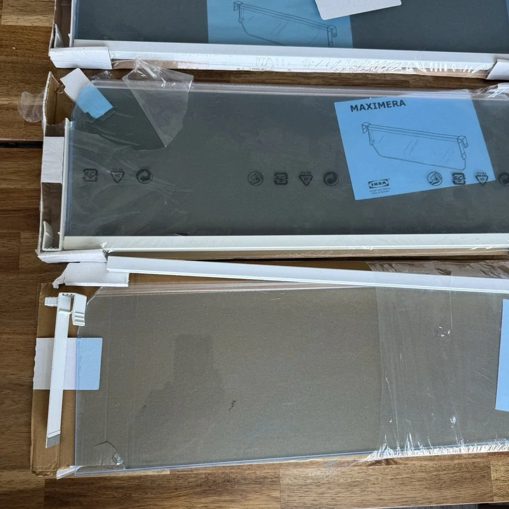 Ikea MAXIMERA Divider for high drawer white/clear 24